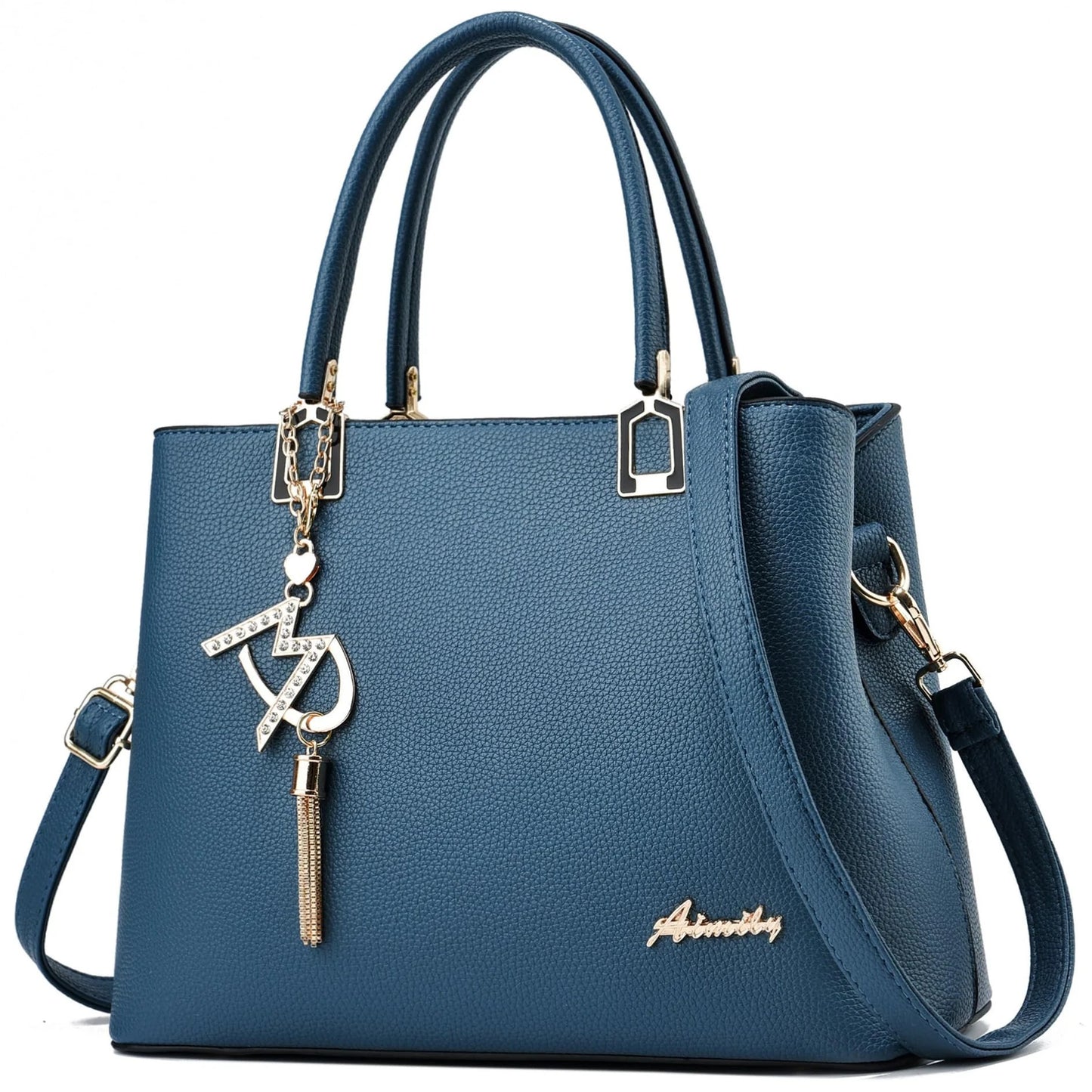 Womens Purses and Handbags Shoulder Bags Ladies Designer Top Handle Satchel Tote Bag - Turquoise